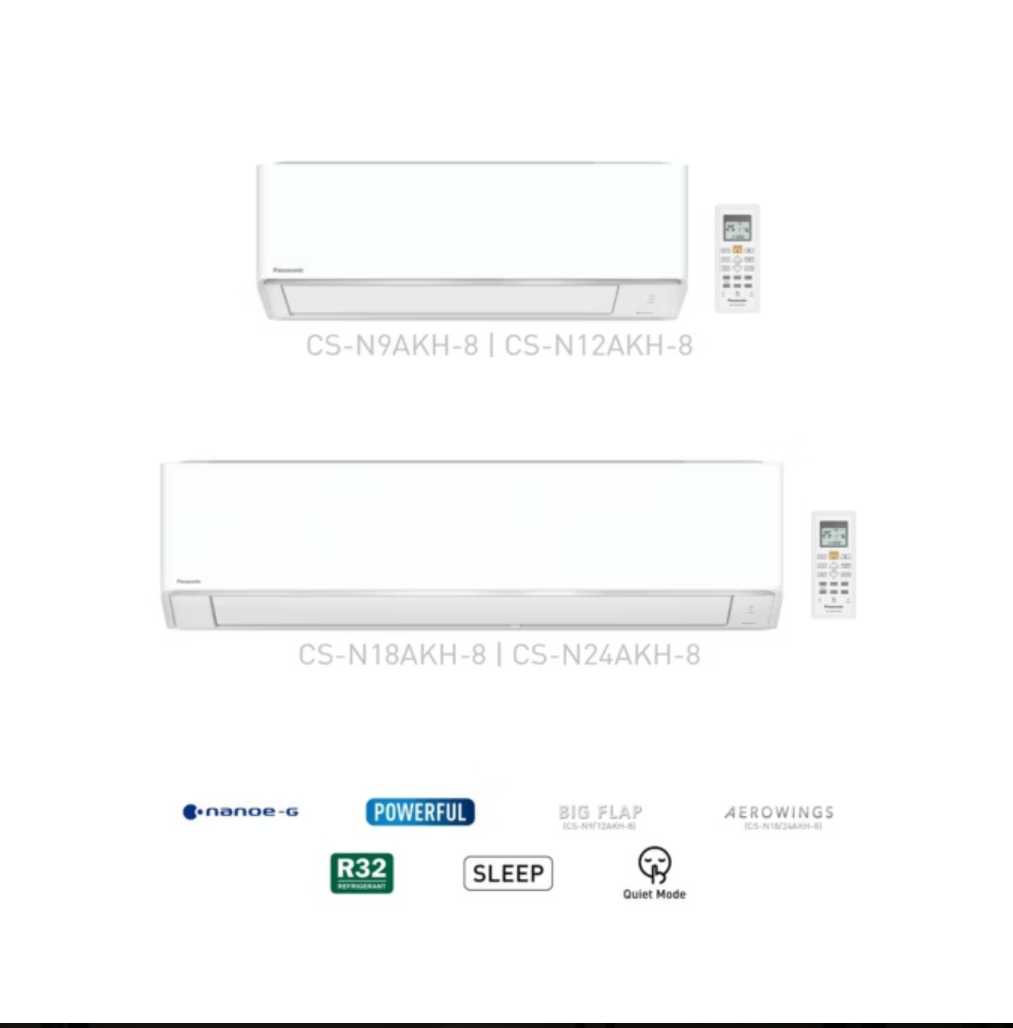 Panasonic 1 chiều 12000BTU N12AKH-8