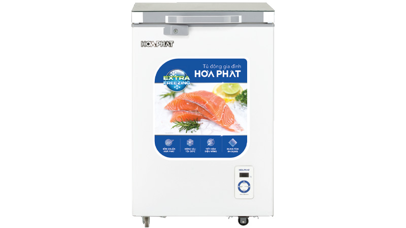 Tủ đông Hòa Phát 107 lít 1 ngăn 1 cánh HPF AD6107.T1