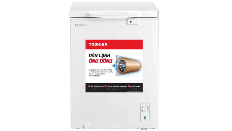 Tủ đông Toshiba 143 lít inverter 1 cánh GR-RC185CM-PMV(01)