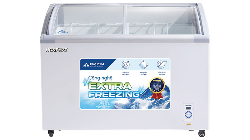 Tủ đông Hòa Phát 451 lít 1 ngăn 2 cánh HSF AD6451.C1