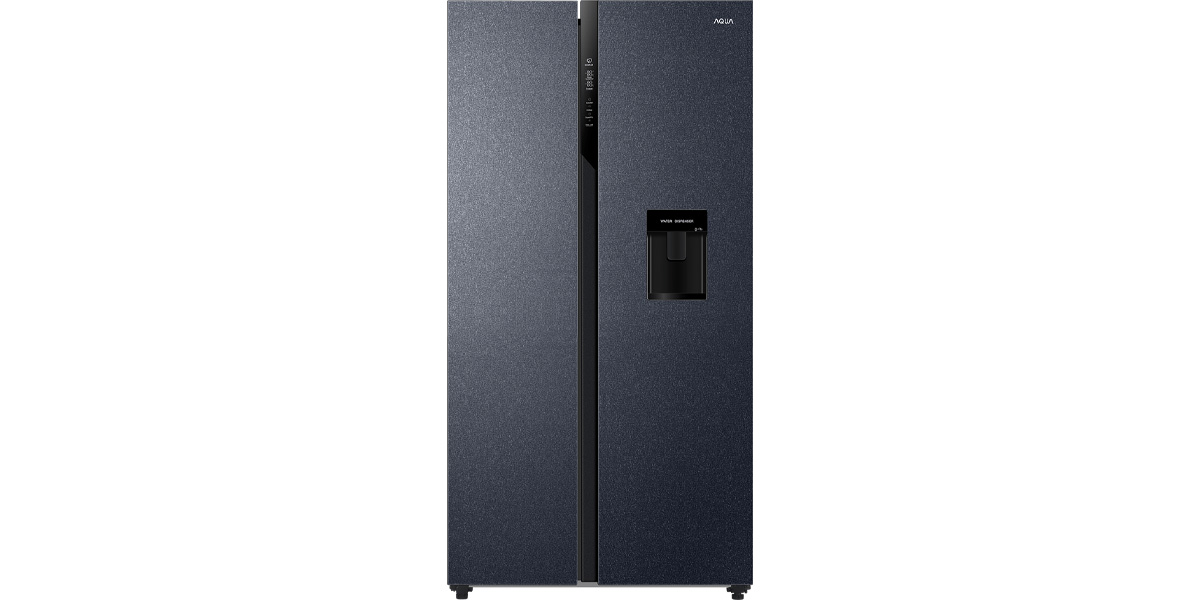 Tủ lạnh AQua side by side 550 lít inverter AQR-S612XA(WCB)