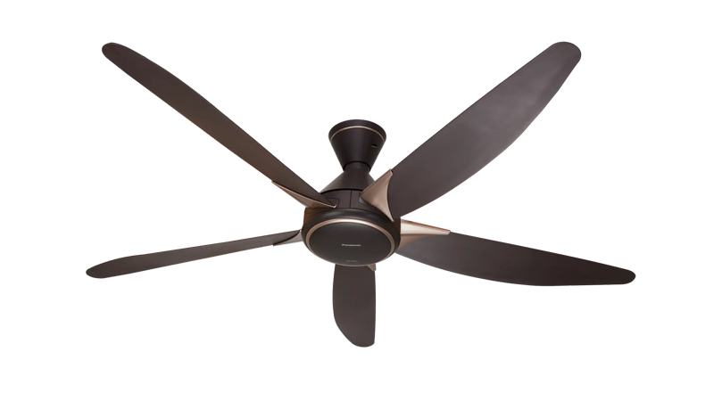 Quạt trần Panasonic 5 cánh F-60GDS-BS ti 21.2cm màu nâu 