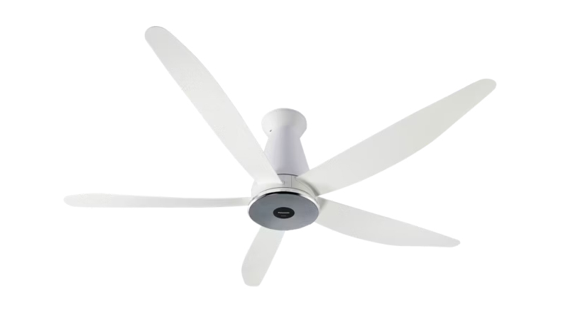 Quạt trần Panasonic 5 cánh F-60XDN-W màu trắng ti 28.8cm
