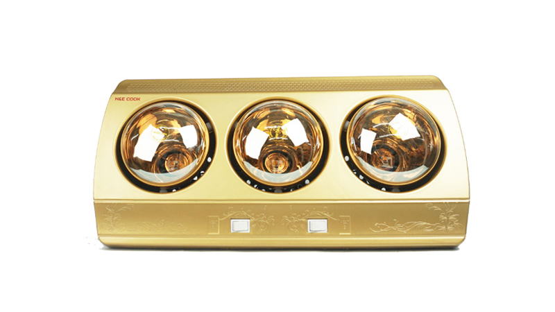 Đèn sưởi nhà tắm 3 bóng H&E COOK HE03Đ