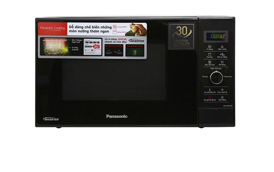 Lò Vi Sóng Panasonic Inverter Có Nướng NN-GD37HBYUE 23 Lít