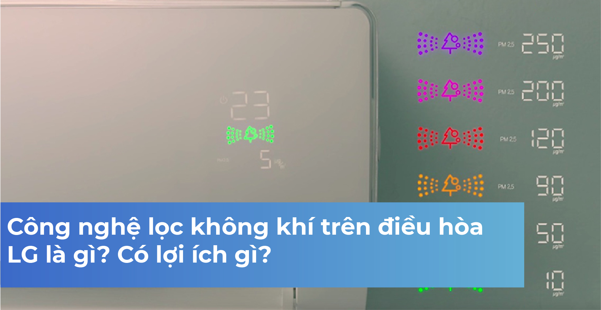 Công nghệ lọc không khí trên điều hòa LG là gì? Có lợi ích gì?
